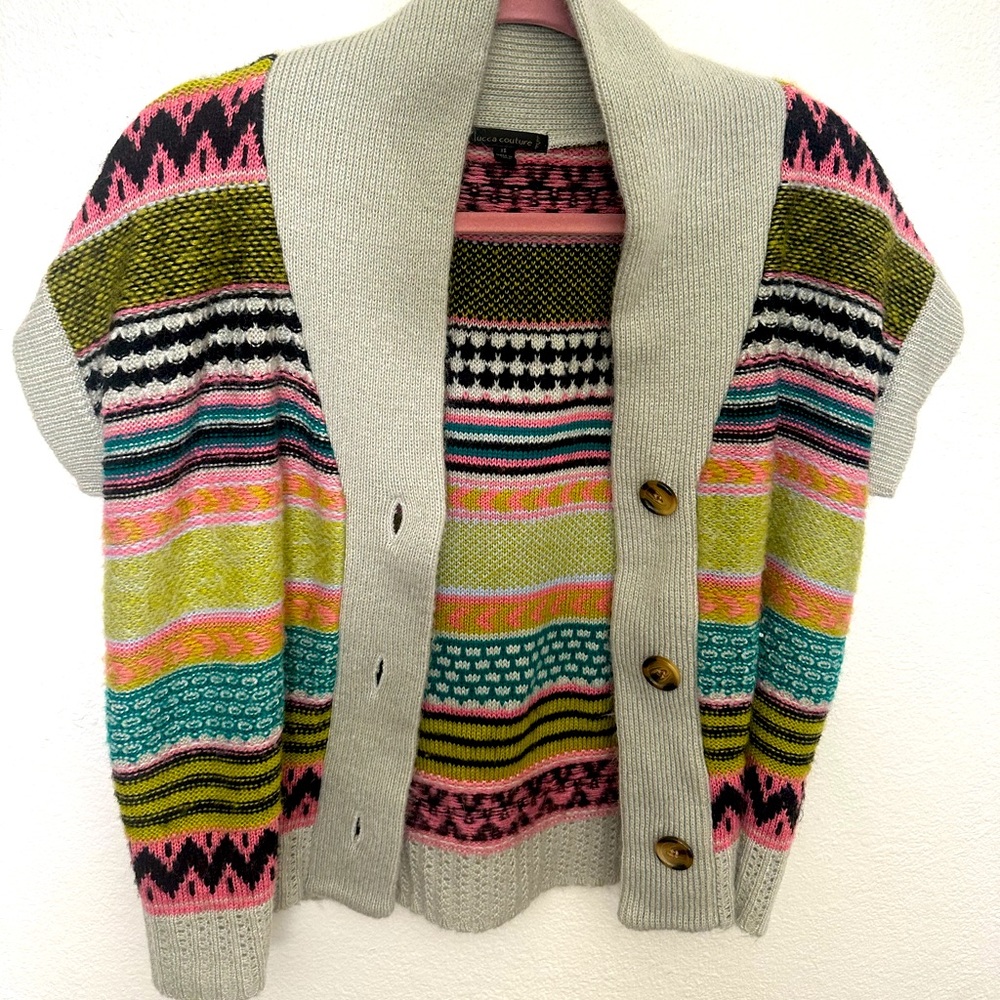 Lucca couture Aztec cardigan xs